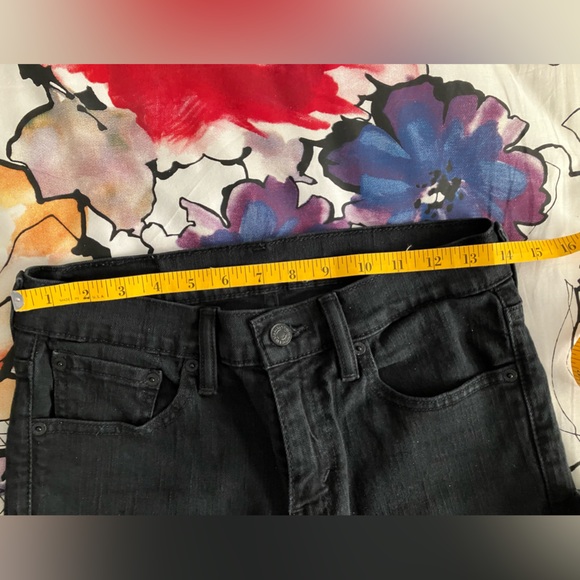 Levi's 511 Black Size 28-29 x 32 EUC - Picture 4 of 9